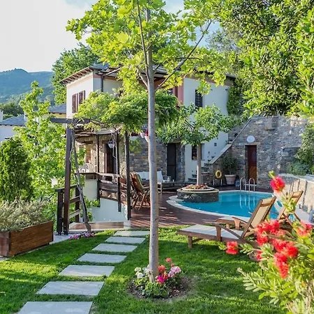 Aenaon With Private Pool Panoramic View