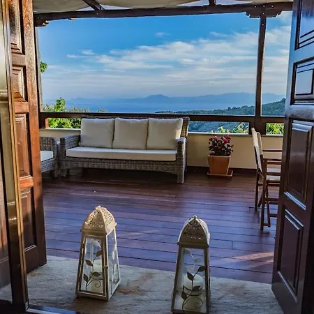 빌라 Aenaon With Private Pool Panoramic View *