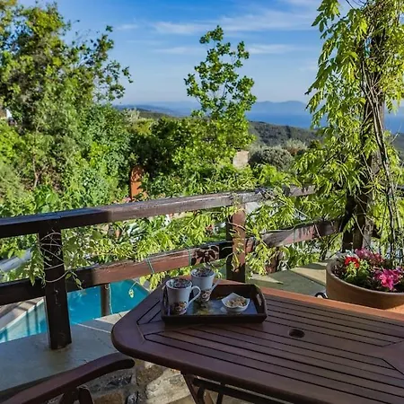 빌라 Aenaon With Private Pool Panoramic View