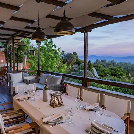 Vila Aenaon With Private Pool Panoramic View Miléai