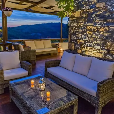 Aenaon With Private Pool Panoramic View