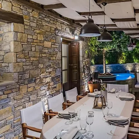 Aenaon With Private Pool Panoramic View Вилла *
