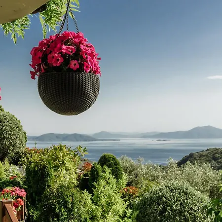 Aenaon With Private Pool Panoramic View Вилла