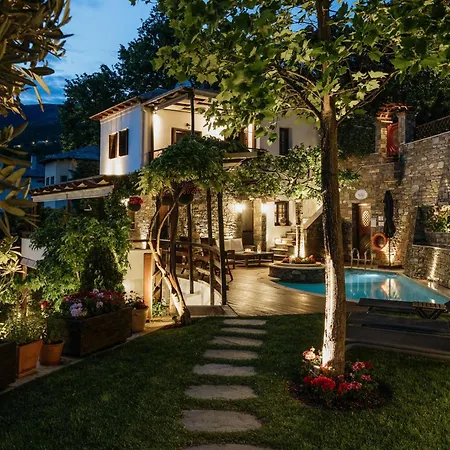 빌라 Aenaon With Private Pool Panoramic View Miléai