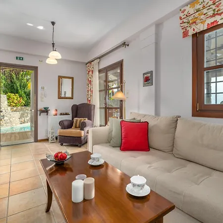 빌라 Aenaon With Private Pool Panoramic View Miléai