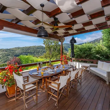 Aenaon With Private Pool Panoramic View