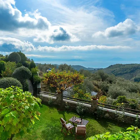 Aenaon With Private Pool Panoramic View Милея