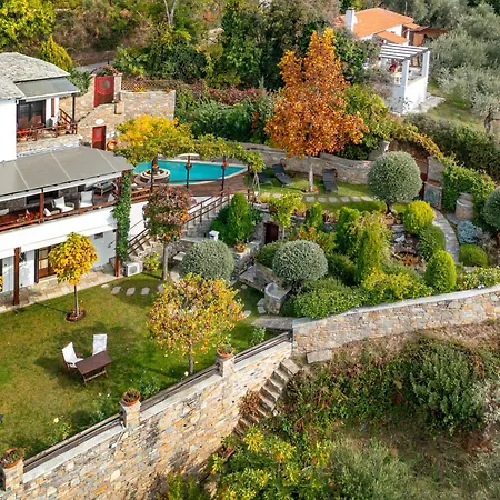 빌라 Aenaon With Private Pool Panoramic View
