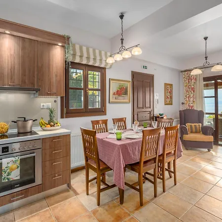 Aenaon With Private Pool Panoramic View 빌라 *