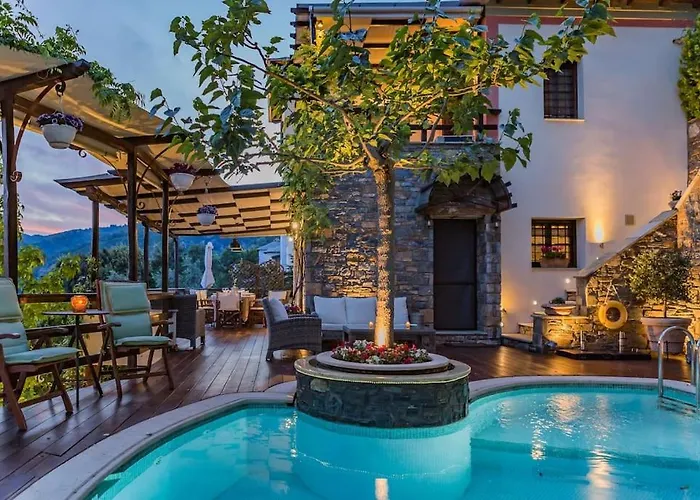 Βίλα Aenaon With Private Pool Panoramic View Μηλιές